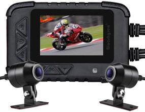 img 4 attached to 🏍️ Blueskysea DV688 Sportbike Dashcam: Waterproof Motorcycle Dash Camera with Dual Lens and Night Vision, 1080p Front Rear Recording, 130° Angle, and 2.35" LCD Screen