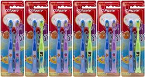 img 1 attached to 🦷 Colgate Ocean Explorer Extra Soft Kids Toothbrush, 2 Count (Pack of 6) Total 12 Toothbrushes - Gentle and Fun Dental Care for Kids!