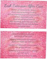 flying dragon 50 lash extension aftercare card crafting logo