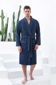 img 2 attached to 🛀 Turkish Cotton Terry Bathrobe by SEYANTE