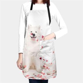 img 4 attached to Samoyed Blooming Kitchen Водонепроницаемый регулируемый