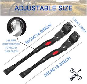 img 3 attached to Регулируемые аксессуары JONMON Bike Kickstand