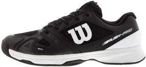 img 2 attached to 👟 Pink White Girls' Wilson Rush Pro Shoes: Stylish and Athletic Footwear