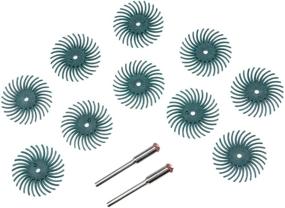 img 3 attached to 🧹 10PCS Bristle Disc Kit: Rotary Tools Cleaning & Polishing with Mandrels, Ect-8 Grit