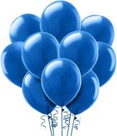 🎈 12-inch latex blue balloons, 100-pack - perfect for any occasion! логотип