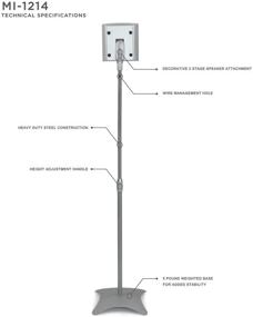 img 1 attached to Крепление MI 1214S для окружающих спутниковых акустических систем