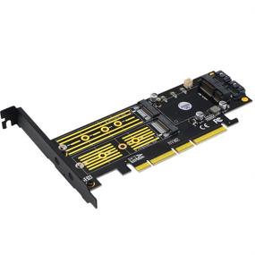 img 4 attached to 💡 Pci-e NVME Adapter: Versatile 3-in-1 M.2 and mSATA SSD Adapter Card