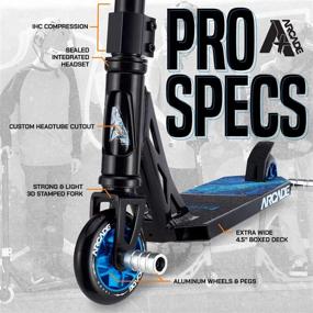 img 2 attached to 🛴 Arcade Pro Scooters: Stunt Scooter for Kids 10+ Years - Ideal for Intermediate Boys and Girls - Top Trick Scooter for BMX Freestyle Tricks