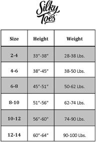 img 1 attached to Шелковые носки и колготки для школьной зимней одежды девочек от Silky Toes
