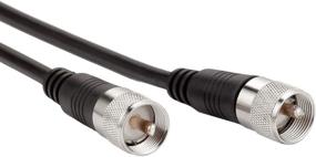 img 1 attached to 12ft RG8x Coaxial Cable, CB Coax Cable with Low Loss PL259 Male to Male Connectors - Ideal for HAM Radio, Antenna Analyzer, Dummy Load, SWR Meter - 50 Ohm, High Performance