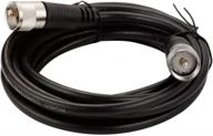 12ft rg8x coaxial cable, cb coax cable with low loss pl259 male to male connectors - ideal for ham radio, antenna analyzer, dummy load, swr meter - 50 ohm, high performance logo