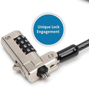 img 2 attached to 🔒 Kensington N17 Dell Laptop Lock - Combination (K68008WW) Black: Secure Your Device with Ease