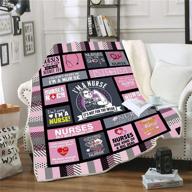 blanket microfiber sherpa nurses blanket01 logo