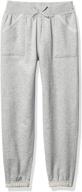 nautica girls' soft fleece sweatpants - enhanced for sensory comfort logo