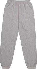 img 3 attached to Nautica Girls' Soft Fleece Sweatpants - Enhanced for Sensory Comfort