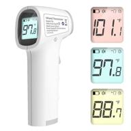 facelake ft50 infrared non-contact thermometer with fever monitor screen display - ideal for adults and kids - includes batteries and warranty logo