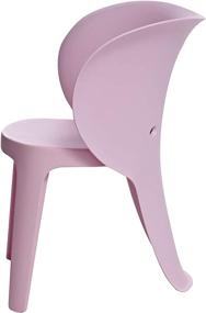 img 1 attached to 🪑 Amazon Basics Pink Premium Plastic Kids Chairs, Elephant, 2-Pack: Stylish and Sturdy Seating Solution for Children