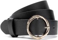 👗 earnda women's circle buckle design - optimized accessories and belts for women logo