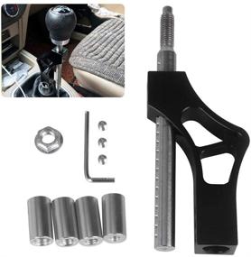 img 4 attached to Enhance Your Driving Comfort with Carrfan Adjustable Gear Shift Knob Extender Height Lever Extension – Complete Car Gear Shifter Extender Kit with 4 Adapters