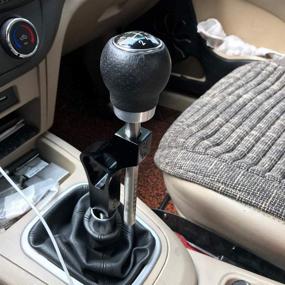 img 1 attached to Enhance Your Driving Comfort with Carrfan Adjustable Gear Shift Knob Extender Height Lever Extension – Complete Car Gear Shifter Extender Kit with 4 Adapters