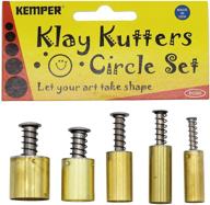 🔘 ultimate kemper klay kutters circle set: sculpt, shape, and create with clay, bread dough, modeling paste, paint & more! logo