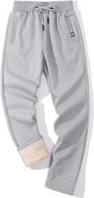img 4 attached to Gihuo Athletic Sweatpants Lightgrey Straight Sports & Fitness for Running