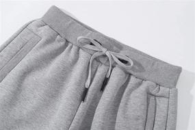img 2 attached to Gihuo Athletic Sweatpants Lightgrey Straight Sports & Fitness for Running