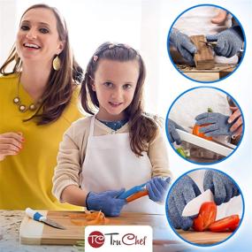 img 3 attached to Перчатки TruChef KIDS для возраста от 5 лет для кухни и столовой