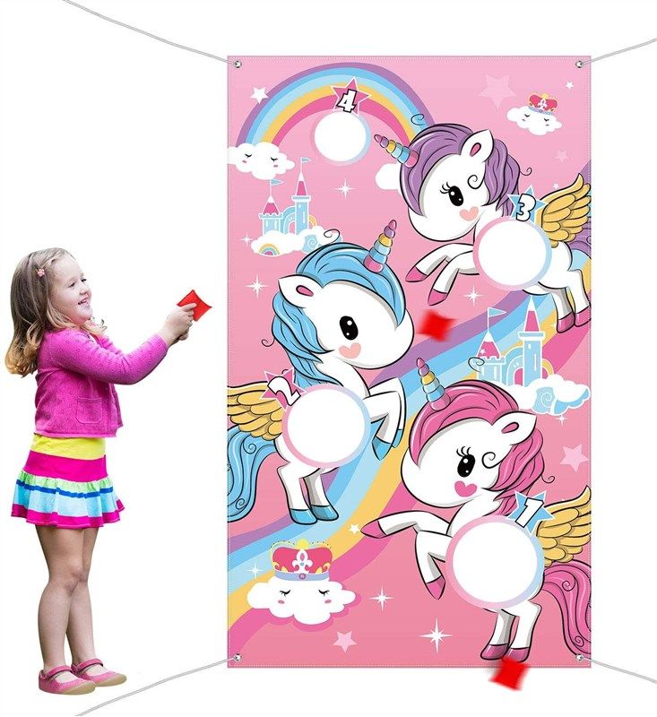 unicorn nylon children decorations supplies 로고