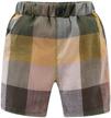 mud kingdom toddler linen shorts boys' clothing logo