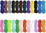 🌈 hileyu 10ft parachute cord - 24 colors, 550lb type iii paracord ropes. multifunctional survival paracord random combo crafting kit: 7 strand cord for tent rope, outdoor survival activities. логотип