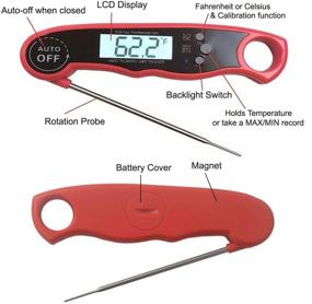 img 3 attached to Digital Thermometer Cooking Kitchen Cooking