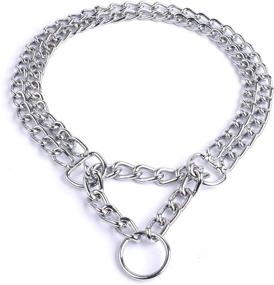 img 2 attached to 🐶 Martingale Collar for Medium to Large Dogs - Heavy Duty Double Row Chain Training Collar