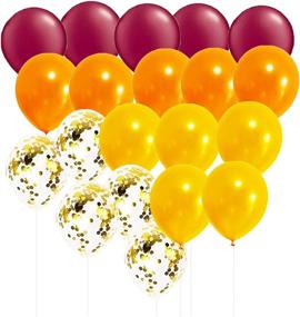 img 2 attached to 🍁 Vibrant Fall-themed Burgundy and Orange 30th Birthday Decorations for Women