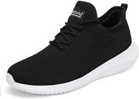 img 4 attached to MAZURKA Running Sneakers Athletic Lightweight Men's Shoes