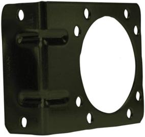 img 1 attached to 🔌 POLLAK 12-711U 7-Way Trailer Connector Mounting Bracket - Right Angle Design