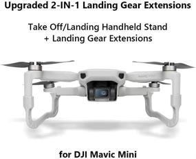 img 3 attached to 🚁 Optimized Landing Gear Extensions Legs Handheld Stand for DJI Mavic Mini 2, Enhanced Support Legs for Mavic Mini / DJI Mini 2nd Generation - Ideal for Drone Beginners