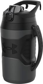 img 4 attached to 🥤 Under Armour Playmaker 64oz Water Bottle Jug: Fence Hook Handle, Lock Button Lid, Outer Body Grip – For Kids & Adults in All Sports