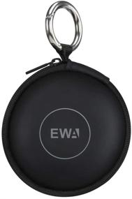 img 4 attached to 🔐 Защитный чехол для EWA A106/A109mini/A107 Bluetooth-колонки с отсеком для USB-кабеля и аксессуаров (прочная EVA-оболочка)