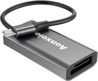 🔌 usb c to displayport adapter - 4k@60hz, 2k@144hz - ideal for home office use. compatible with macbook pro, macbook air, ipad pro, xps 15/13, spectre, surface, and more logo