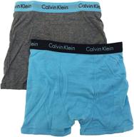 одежда для мальчиков: ассорти белье calvin klein из серого меланжа (стиль: 37d67156-99) логотип