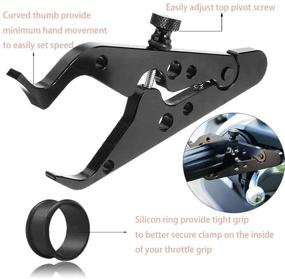 img 3 attached to 🏍️ Unlock the Power: Universal Motorcycle Throttle Lock & Cruise Control with Silicone Ring Grip Enhancer