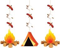 🏕️ camping string drapes decorations hanging cutouts: vibrant multicolor accents by creative converting logo