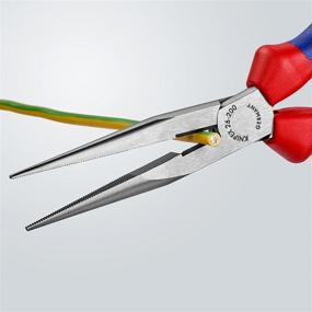 img 1 attached to 🔧 KNIPEX Tools Long Nose Pliers with Cutter, Multi-Colour, 8 inches - Efficient and Versatile Hand Tool