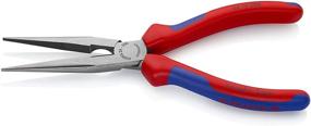 img 3 attached to 🔧 KNIPEX Tools Long Nose Pliers with Cutter, Multi-Colour, 8 inches - Efficient and Versatile Hand Tool