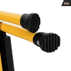 img 1 attached to EFINE 2 Step Ladder with oversized pedal, position lock, high grade steel & smooth powder coating - Sturdy, Lightweight, and holds up to 500lbs (Yellow)