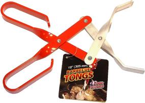 img 1 attached to Enhanced Grilling Experience: Tool Wizard BBQ Tongs 12 Inch - Your Ultimate Grilling Companion