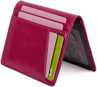 👜 yaluxe midnight women's compact bi-fold wallets and handbags logo