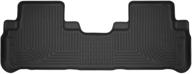 🚗 husky liners 2nd seat floor mat for 2014-2019 toyota highlander x-act contour - black (model: 52641) logo