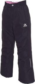 img 2 attached to 🔥 Stay Warm and Stylish with ZeroXposur Girls' Big Cross-dye Snowpants